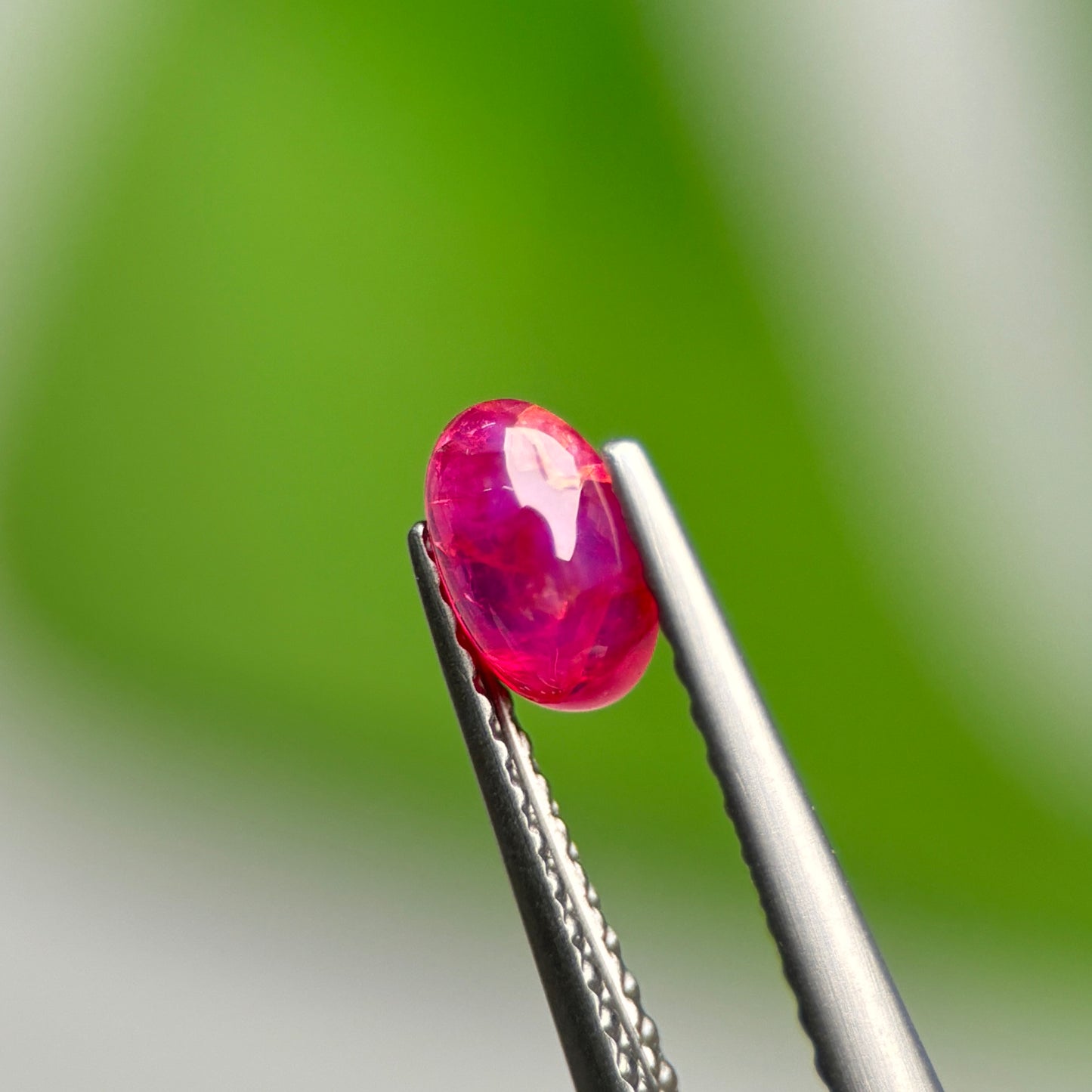 0.59ct Natural Pink Cacbochon Sapphire Viet Nam. No treatment.