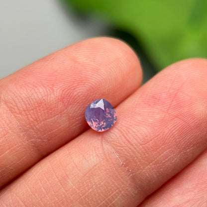 0.63ct Natural Pinkish Purple Milky Sapphire Vietnam.