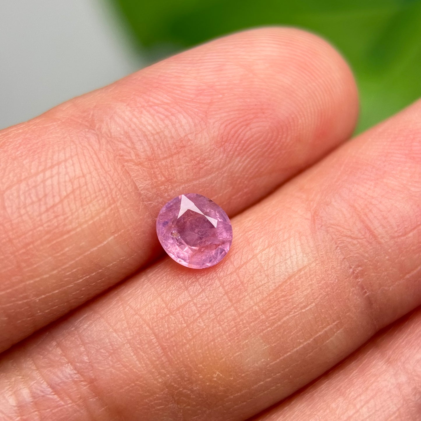 0.92ct Natural Pink Milky Sapphire Vietnam.
