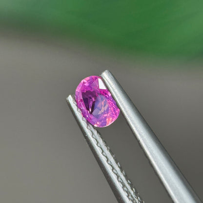 0.28 ct Natural Pink Milky Sapphire Vietnam. Cushion Shape. No Treatment.