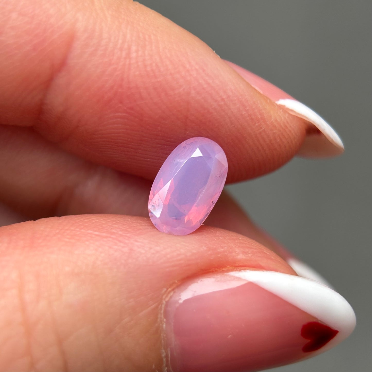 1.23ct Natural Milky Pink Sapphire Vietnam