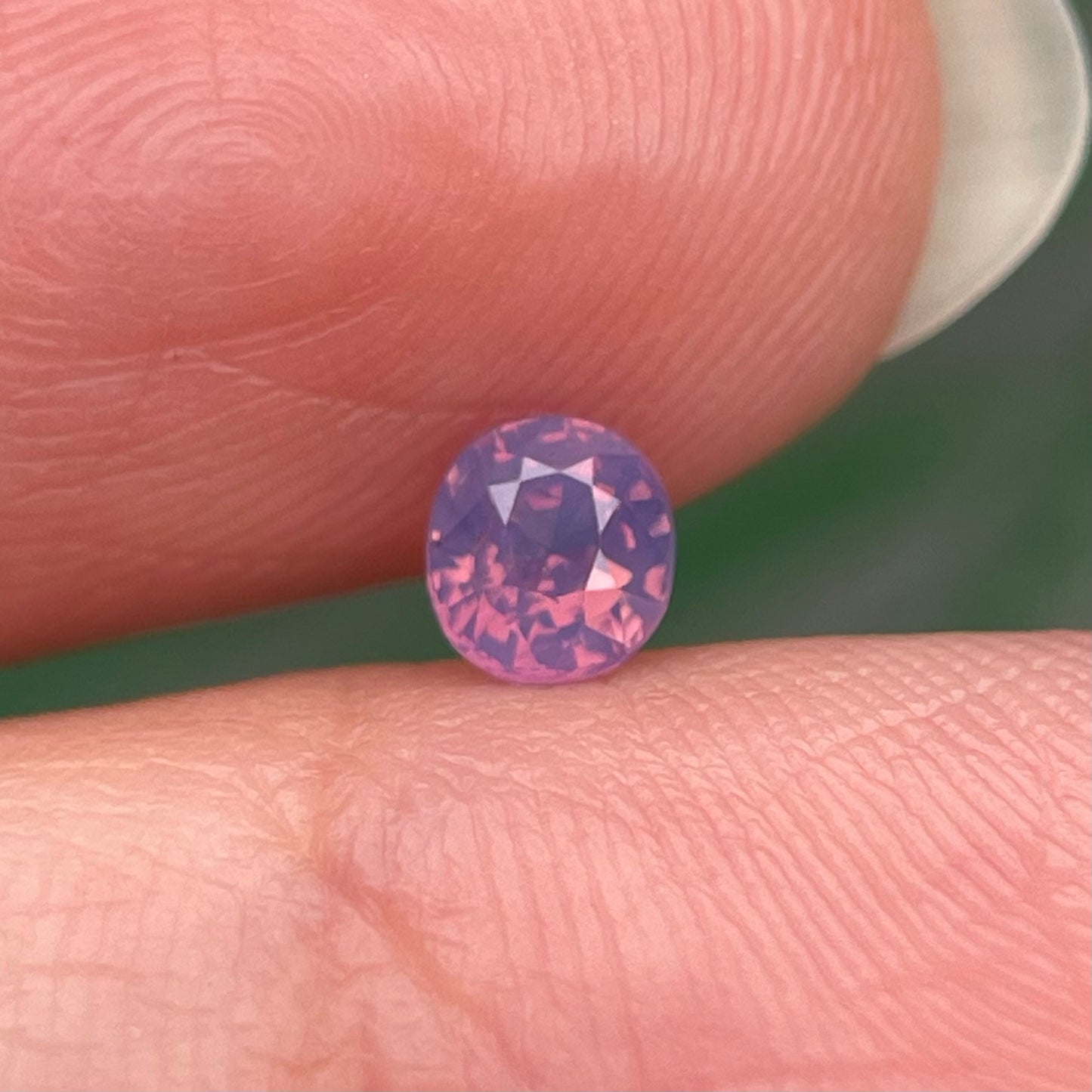 0.33ct Natural Milky Orangish Purple Sapphire Vietnam
