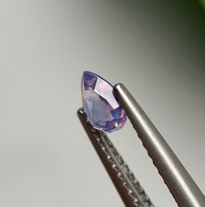 0.55ct Natural Whitish Purple Milky Sapphire Vietnam.