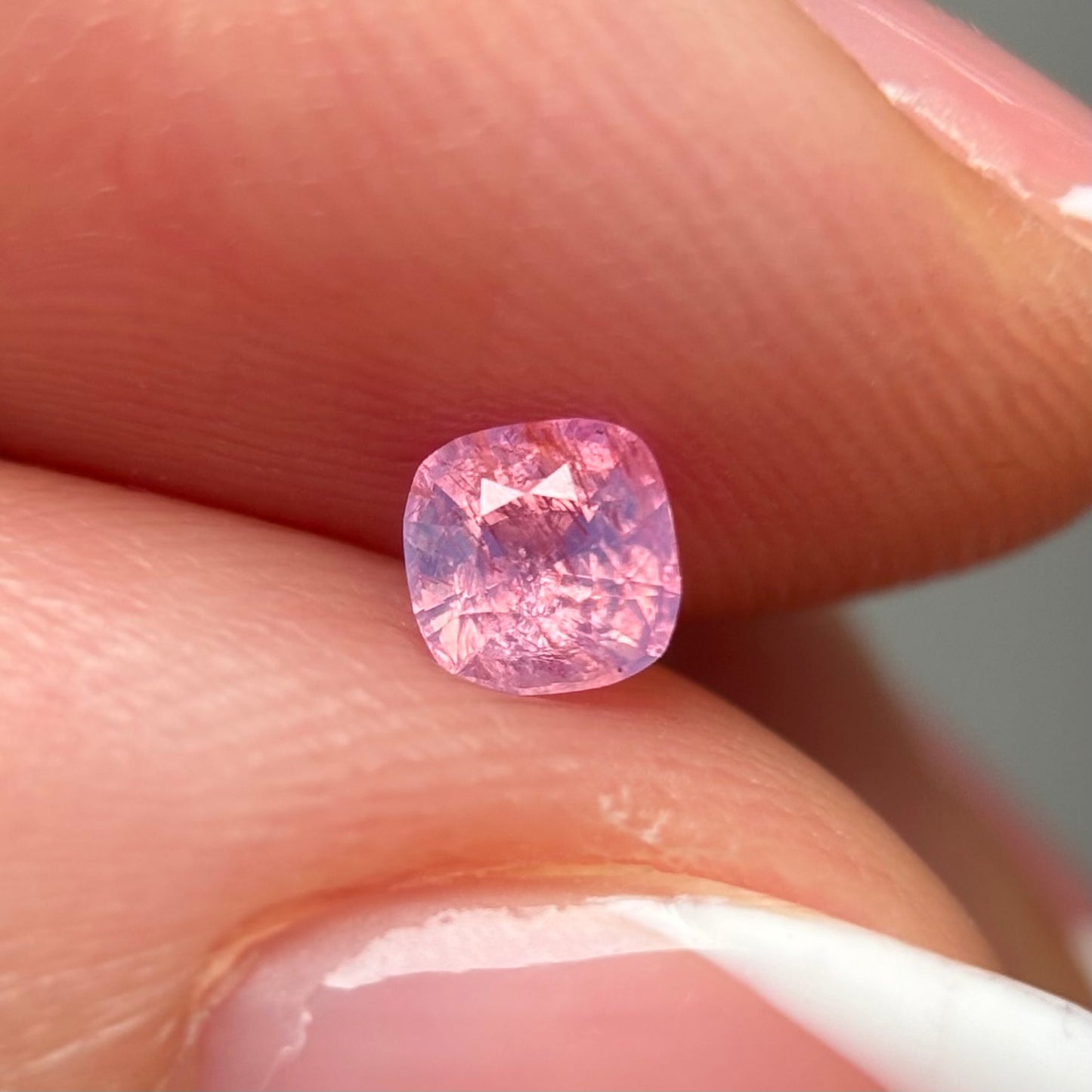 0.36ct Natural Milky Padparadscha Sapphire Vietnam
