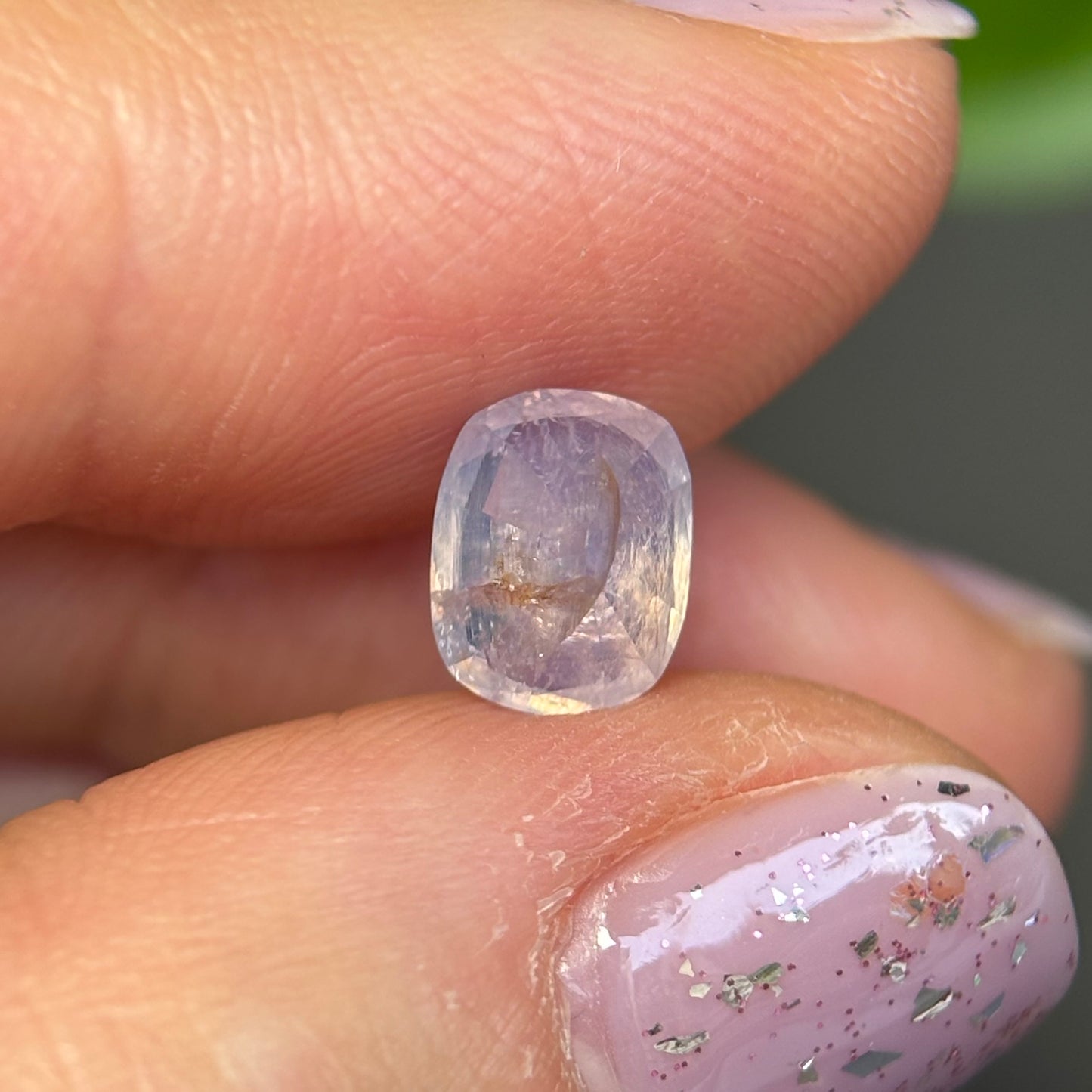 1.64 ct Natural White Milky Sapphire Vietnam
