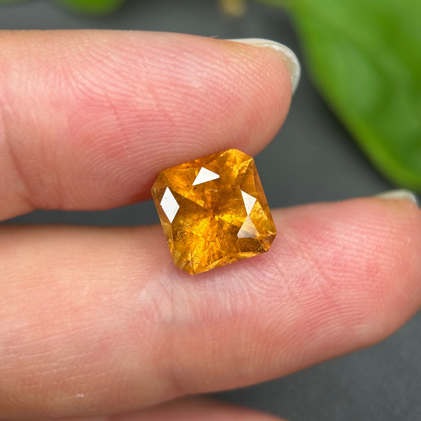 3,45ct Natural Yellow Tourmaline Vietnam. Emerald Shape. No Treatment, No Heat Tourmaline Luc Yen.