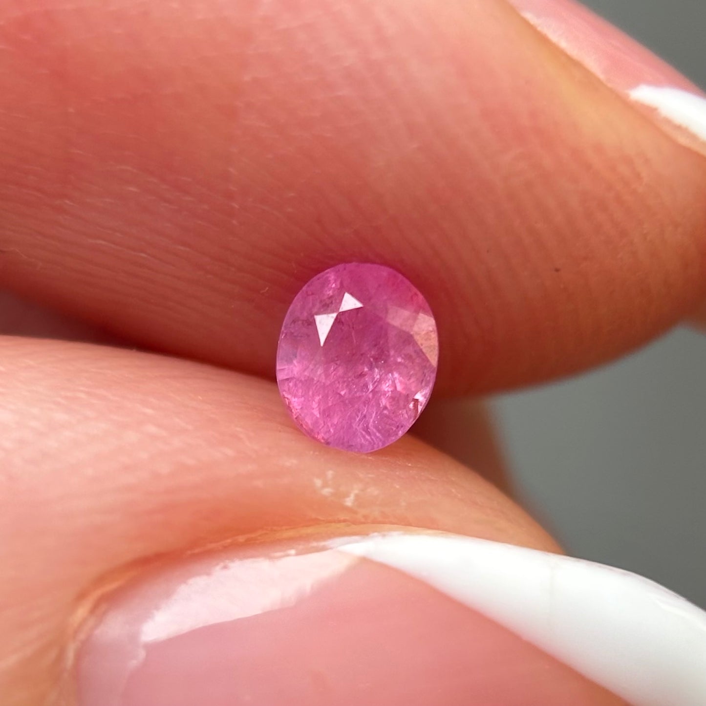 0.35ct Natural Milky Pink Sapphire Vietnam