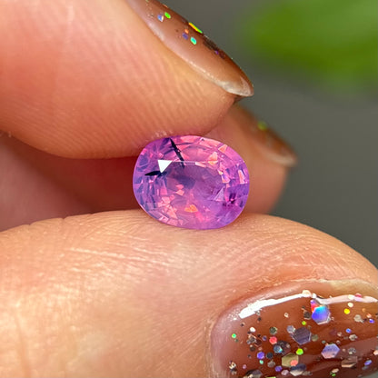 1.32ct Natural Pink Milky Sapphire Vietnam.
