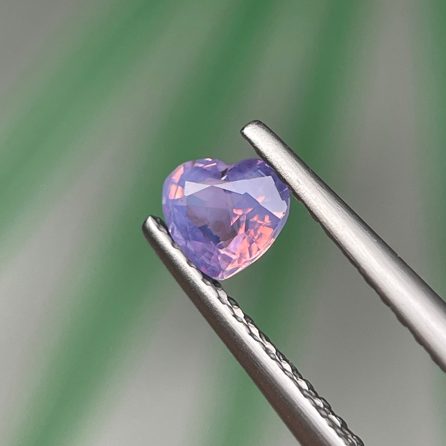 0.41ct Natural Milky Orangish Purple Sapphire Vietnam
