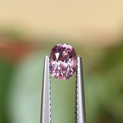 0.58ct Natural Pink-Purple Spinel Vietnam. Cushion Shape.