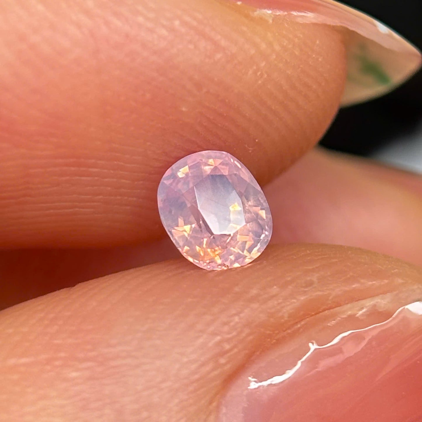 0.49ct Natural Milky Light Purple Sapphire Vietnam