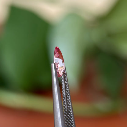 0.49ct Natural Pink Spinel Vietnam. Pear Shape.