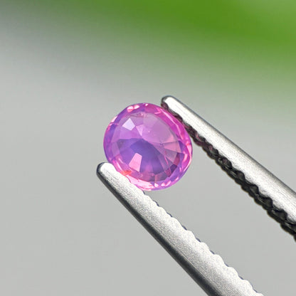 0.32 ct Natural Purplish Pink Sapphire Vietnam. Cushion Shape.