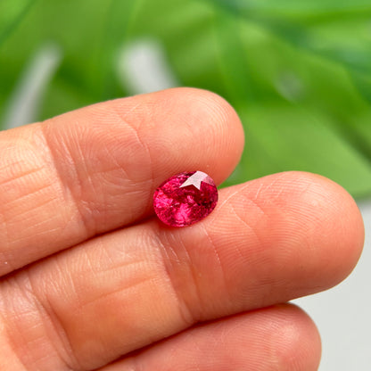 1.66ct Natural Brownish Orange Spinel Vietnam. Cushion Shape.