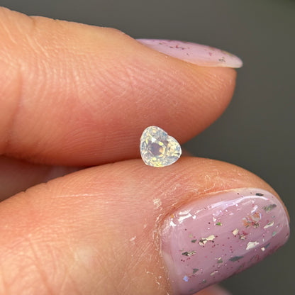0.37 ct Natural White Milky Sapphire Vietnam