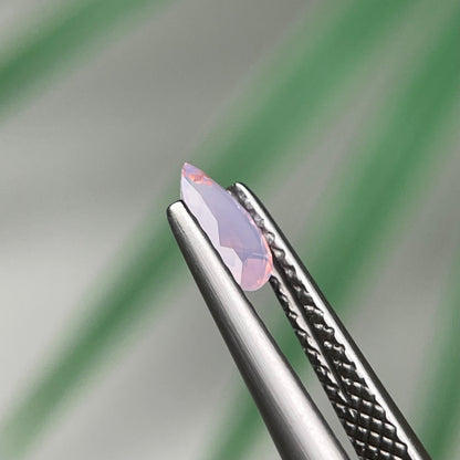 0.48ct Natural Milky Light Orangish Purple Sapphire Vietnam