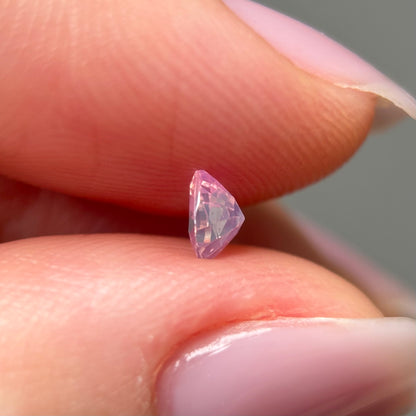 0.35ct Natural Milky Light Pink Sapphire Vietnam