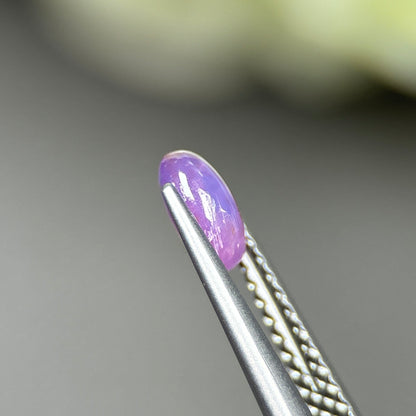 0.64ct Natural Pinkish Purple Cacbochon Sapphire Viet Nam. No treatment.