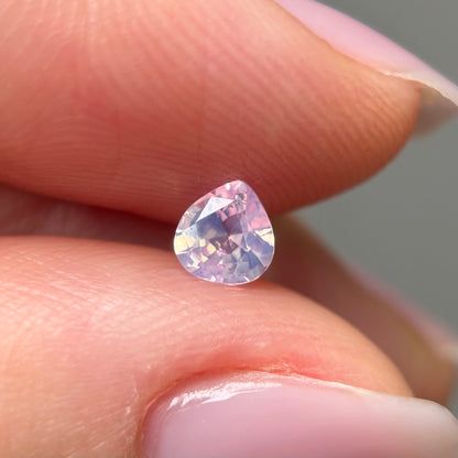 0.35ct Natural Milky Light Pink Sapphire Vietnam