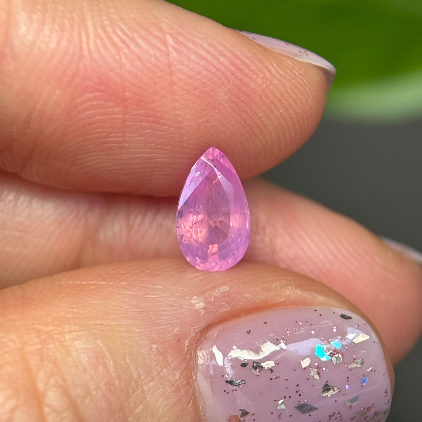 1.15 ct Natural Pink Milky Sapphire Vietnam.