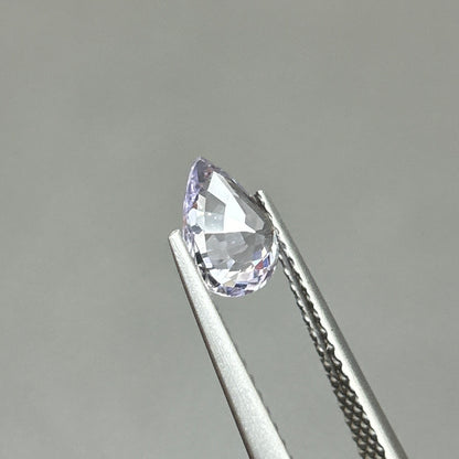 0,76ct Natural White Spinel Viet Nam. Pear Shape. No Treatment Spinel Luc Yen.