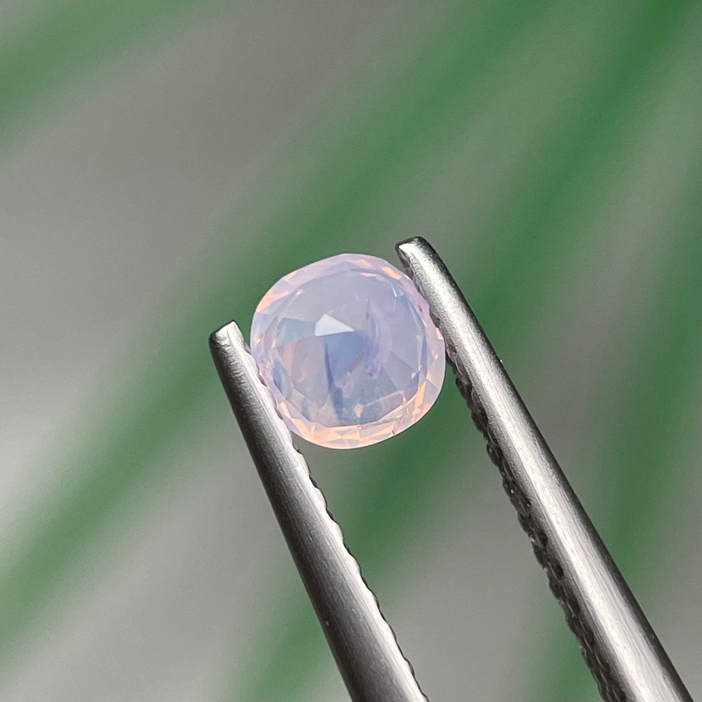 0.48ct Natural Milky Orangish White Sapphire Vietnam