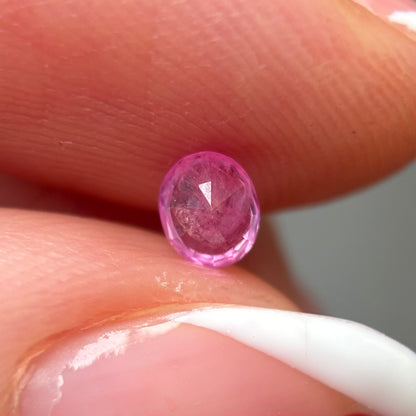 0.35ct Natural Milky Pink Sapphire Vietnam