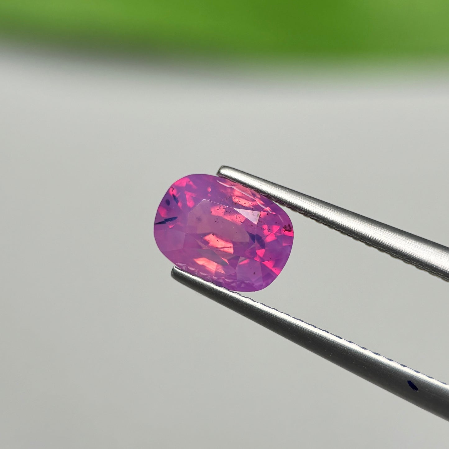 2.52ct Natural Purplish Pink Milky Sapphire Vietnam.