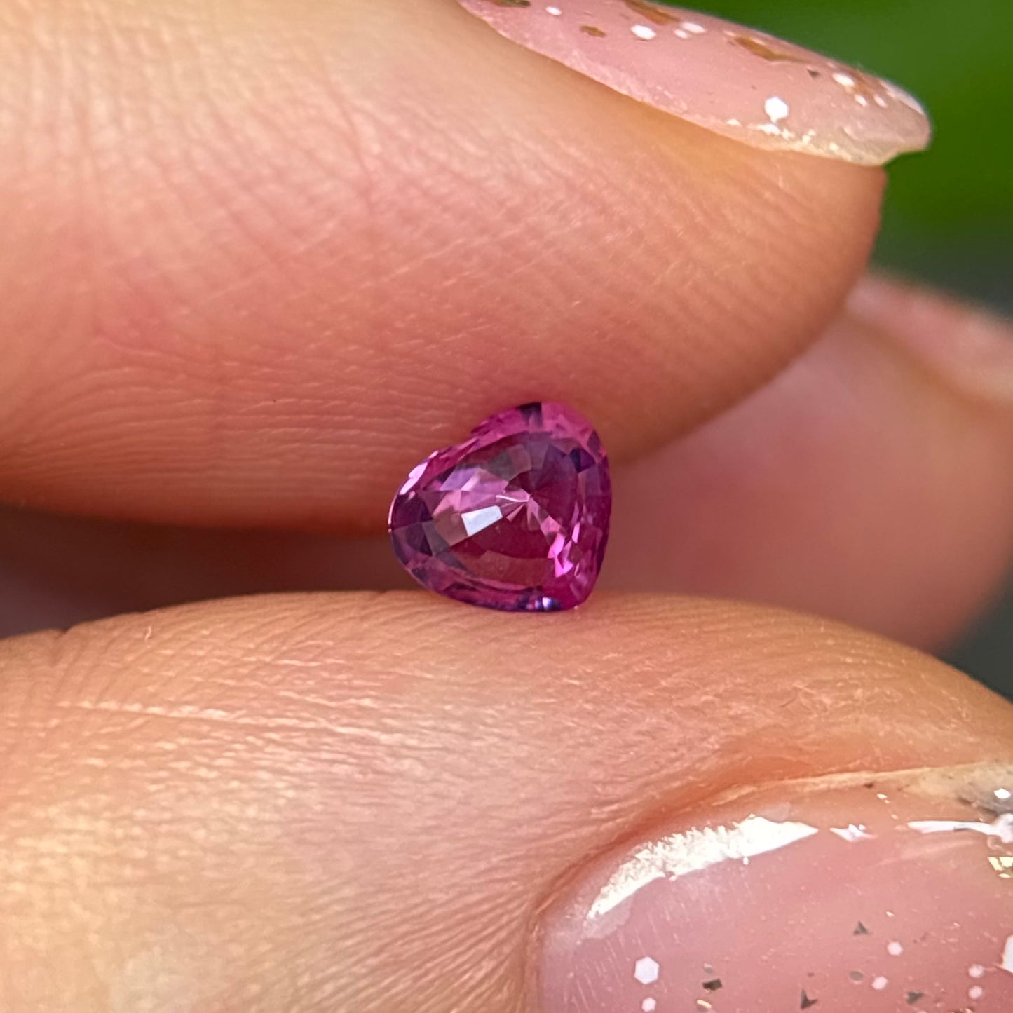 0.38ct Natural Pink Milky Sapphire Vietnam.