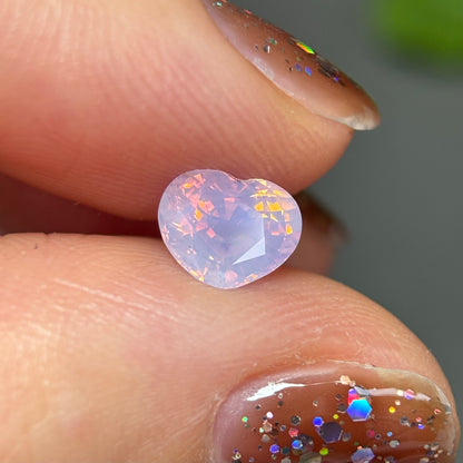 1.19ct Natural Pinkish White Sapphire Vietnam.