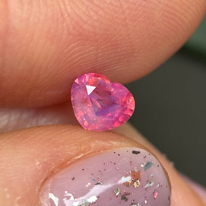 0.68ct Natural Pink Milky Sapphire Vietnam