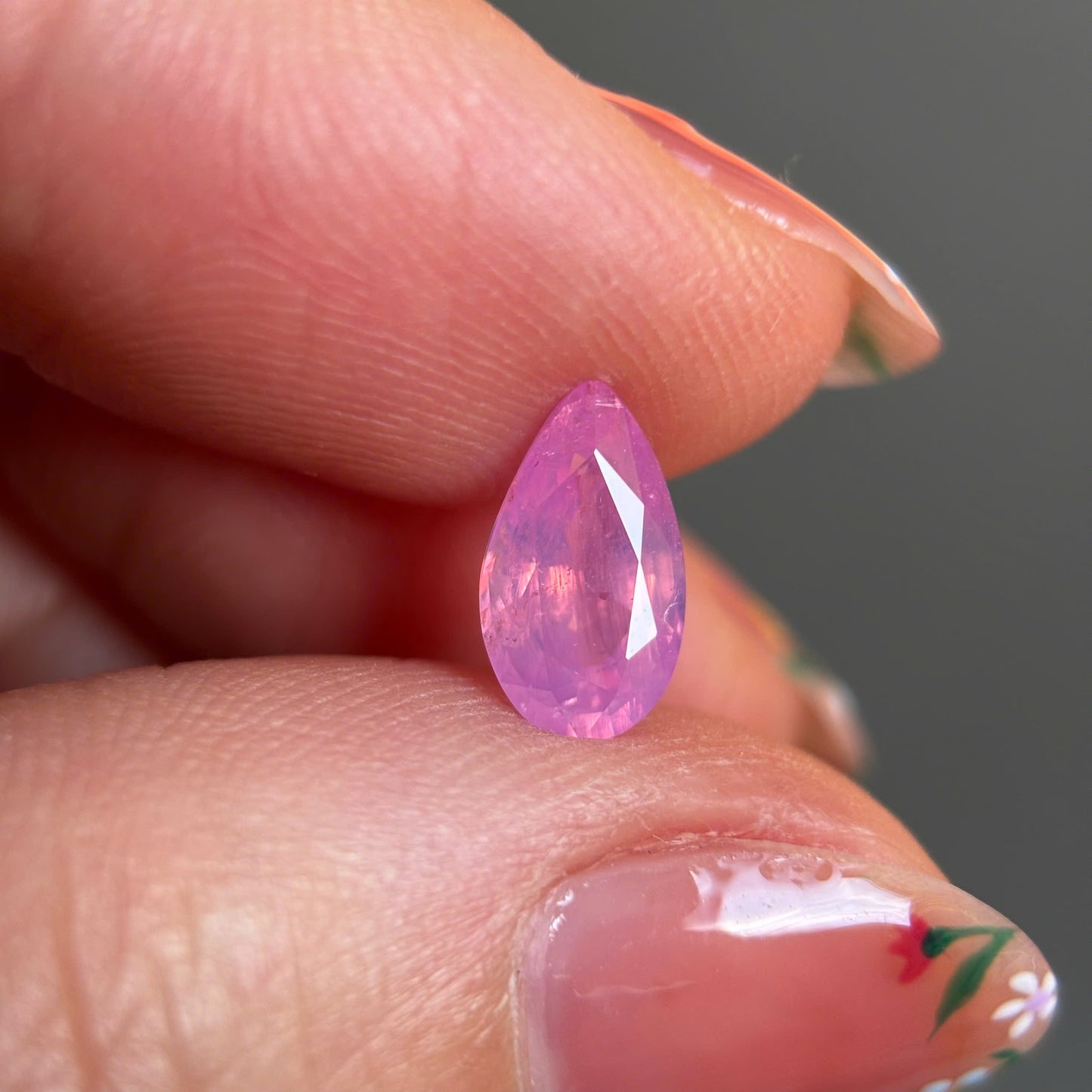 1.33ct Natural Milky Pink Sapphire Vietnam