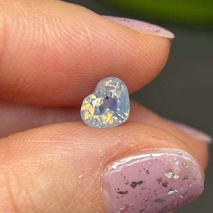 1.30 ct Natural White Milky Sapphire Viet Nam.