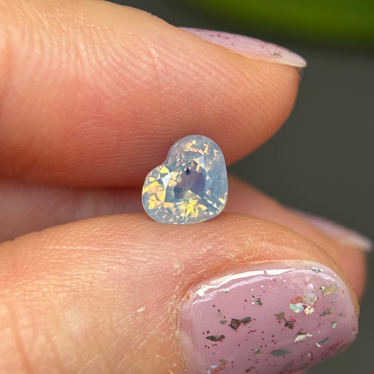 1.30 ct Natural White Milky Sapphire Viet Nam.