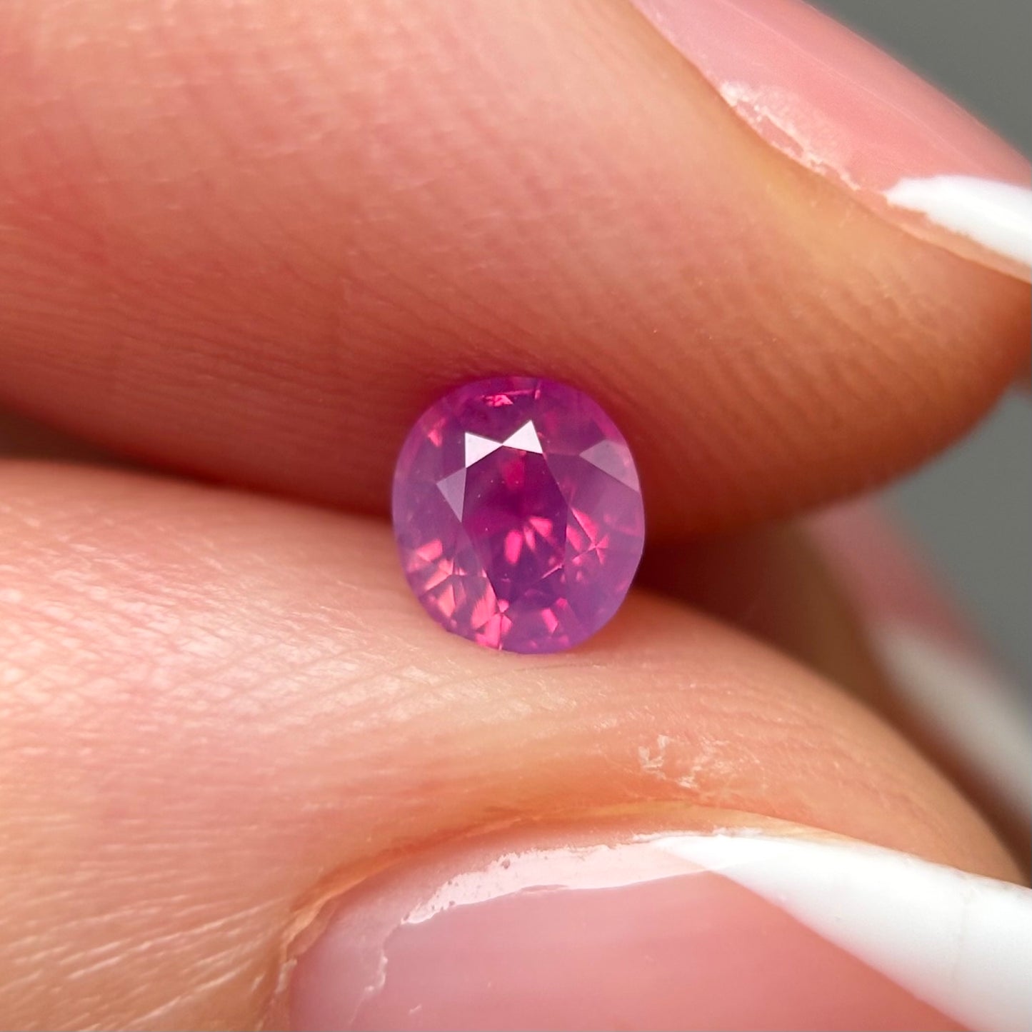 0.40ct Natural Milky Padparadscha Sapphire Vietnam