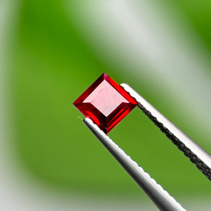 0.61 ct Natural Red Spinel Vietnam. Square Shape. No Treatment