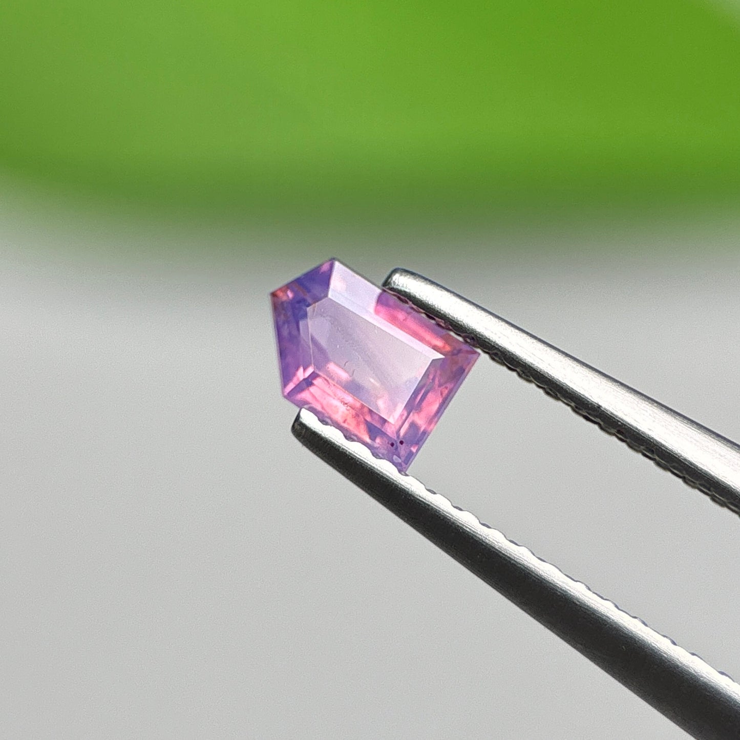 0.62ct Natural Pinkish Purple Sapphire Vietnam. No treatment.