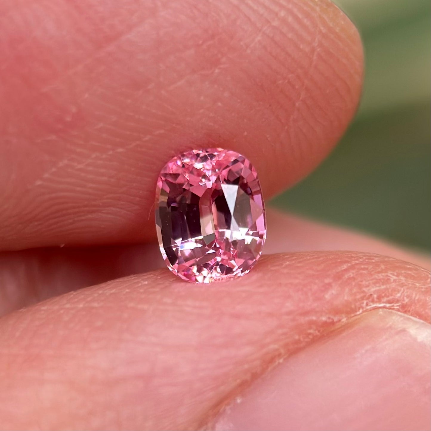 0.61 ct Natural Pink Spinel Vietnam. Cushion Shape. No Treatment.