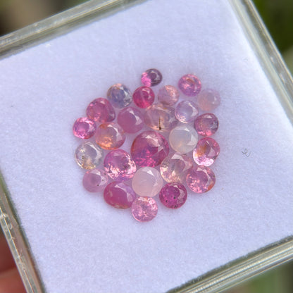 5.92 ct/ 25 Pcs Natural Mix Color Spinel Vietnam. Free Shape. No Treatment.