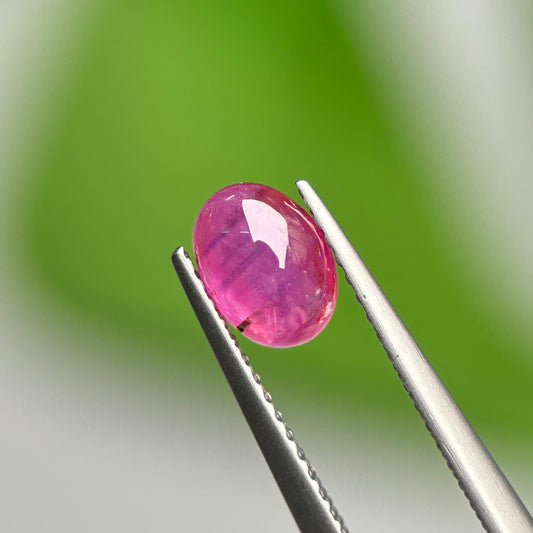 1.12ct Natural Pink Cacbochon Sapphire Viet Nam. No treatment.