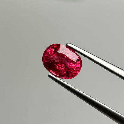 1.66ct Natural Brownish Orange Spinel Vietnam. Cushion Shape.