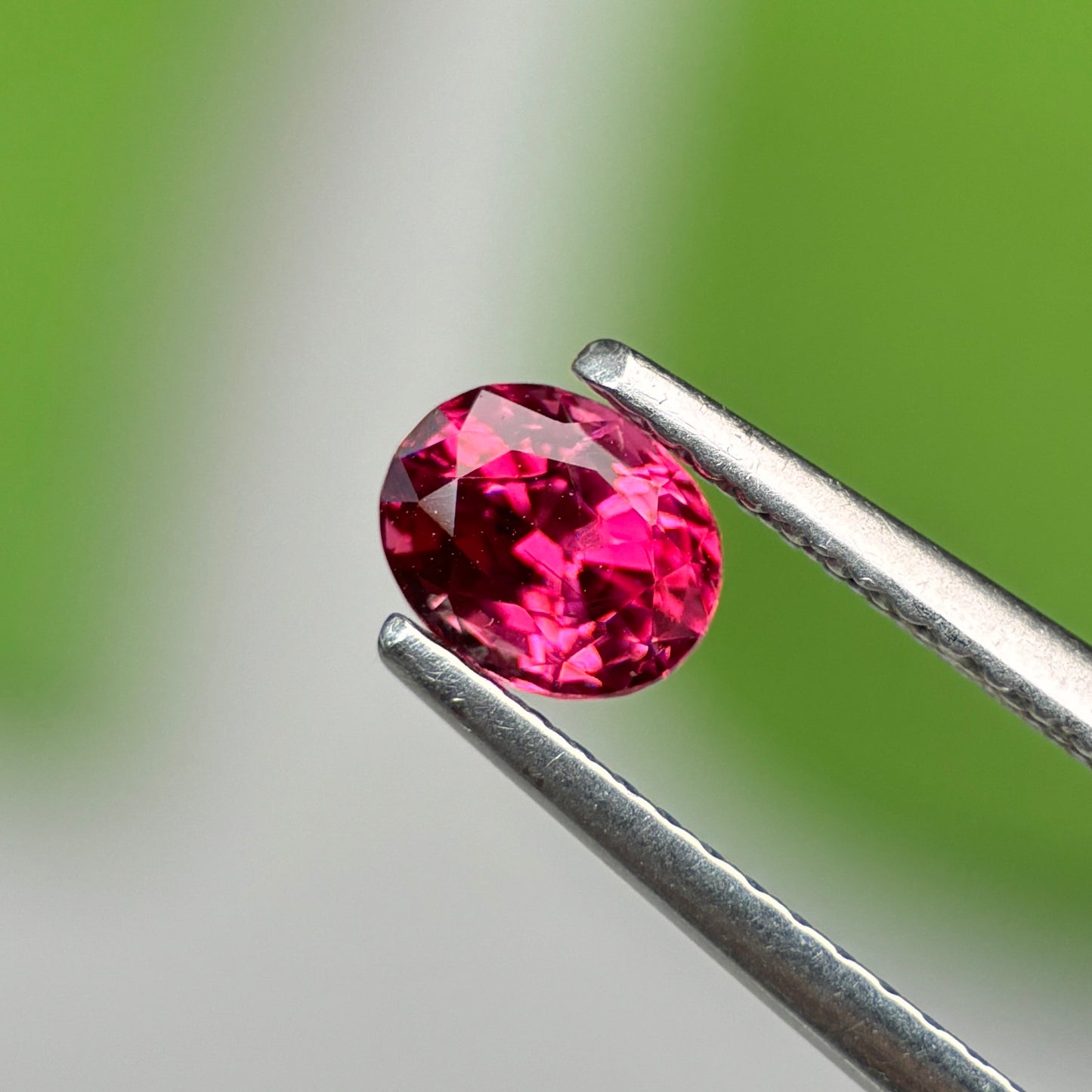 0.66 ct Natural Brownish Red Spinel Vietnam. Oval Shape. No Treatment.