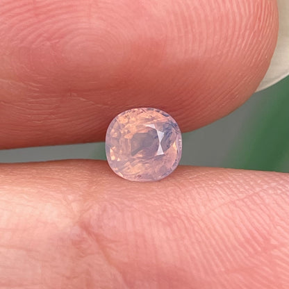 0.48ct Natural Milky Orangish White Sapphire Vietnam