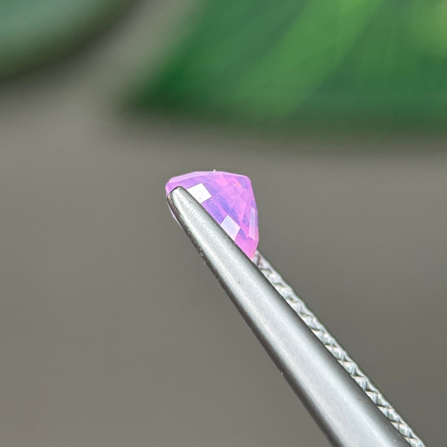 0.84 ct Natural Pink Milky Sapphire Vietnam. Oval Shape. No Treatment.