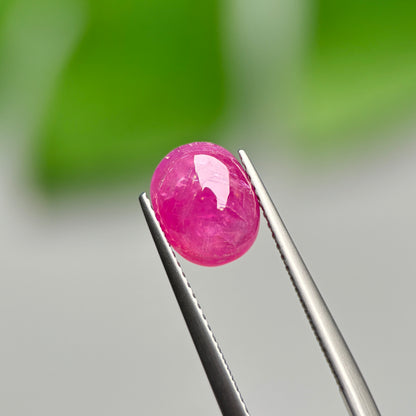 3,16ct Natural Ruby Cacbochon Viet Nam. No treatment Ruby Luc Yen.