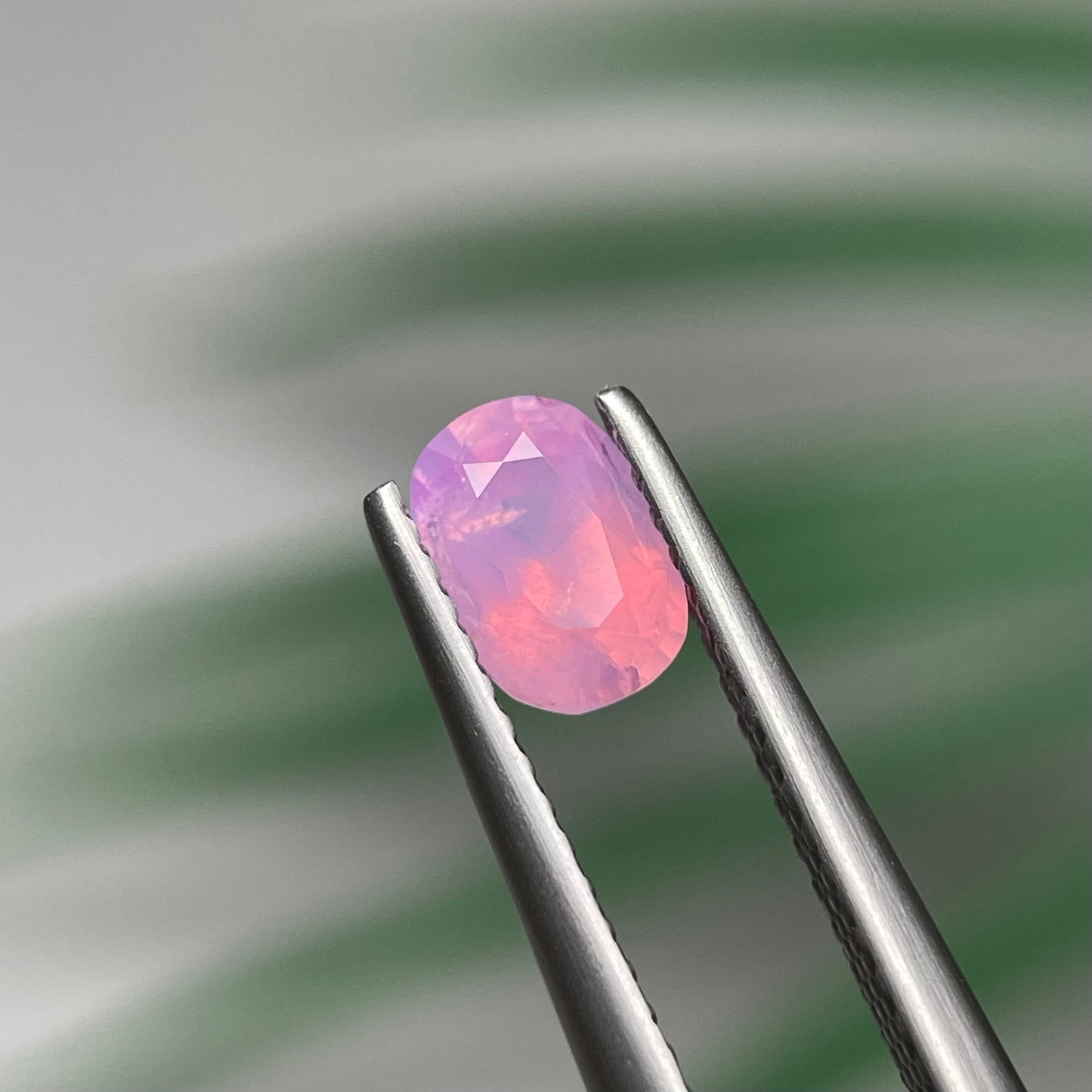 0.85ct Natural Milky Padparadscha Sapphire Vietnam