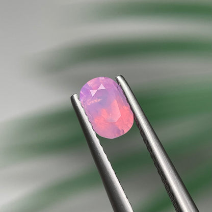 0.85ct Natural Milky Padparadscha Sapphire Vietnam