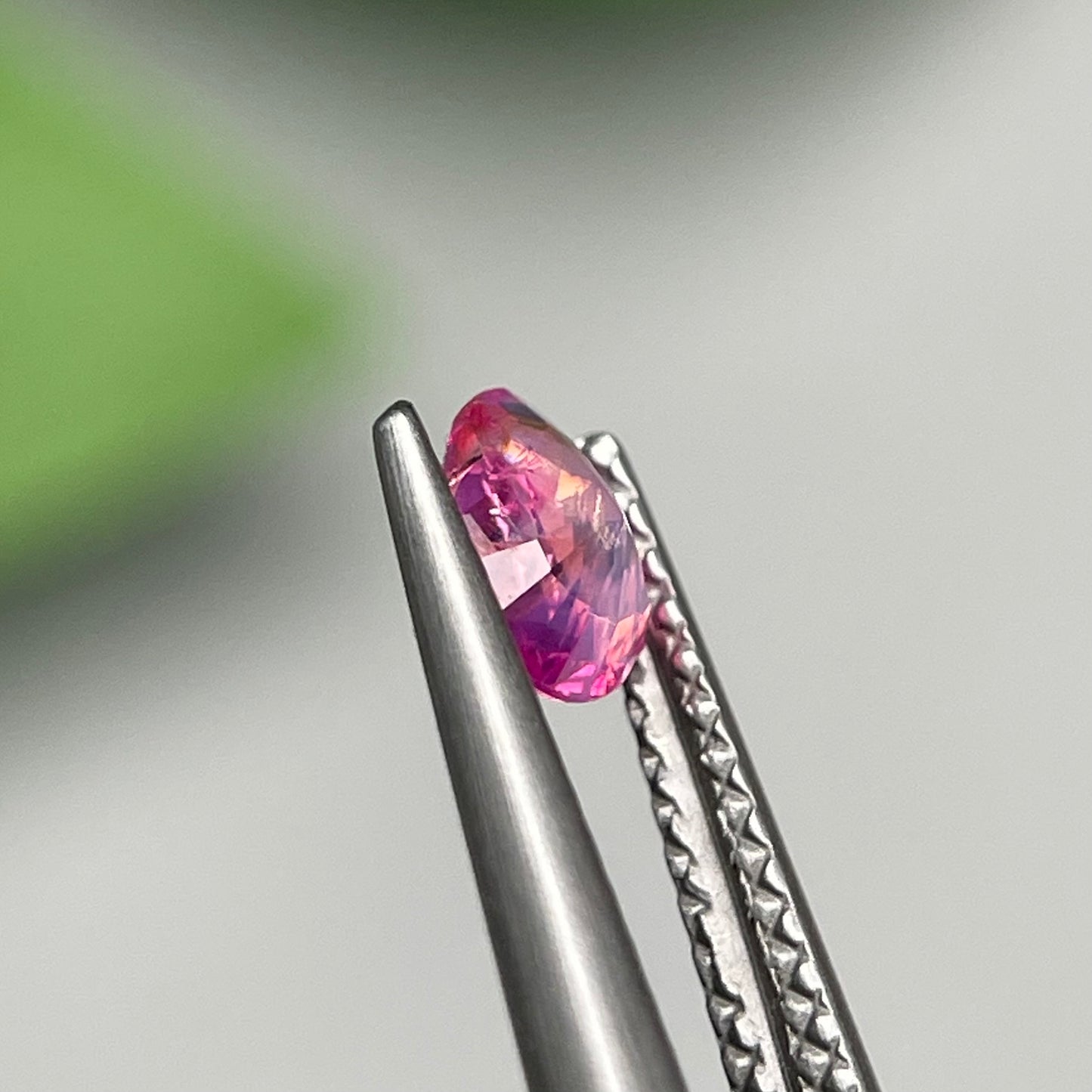 0.68ct Natural Padparadscha Milky Sapphire Vietnam