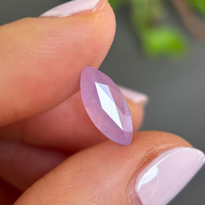 2.63ct Natural Pink Milky Sapphire Vietnam. Marquise Shape. No Treatment.