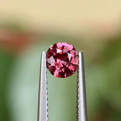 0.55ct Natural Pink-Orange Spinel Vietnam. Cushion Shape.